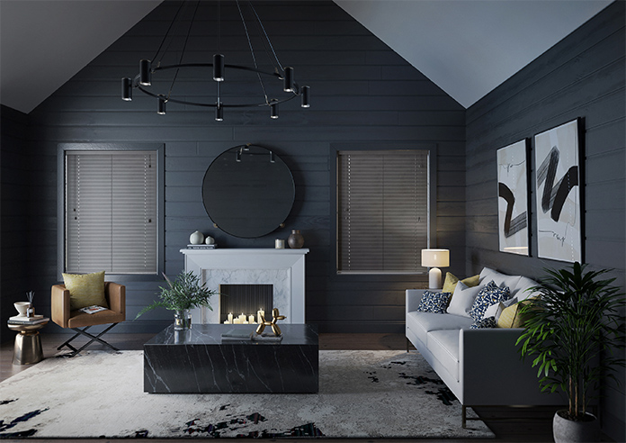 Kalmar, Slate - Motorised Venetian Blind - Image 7